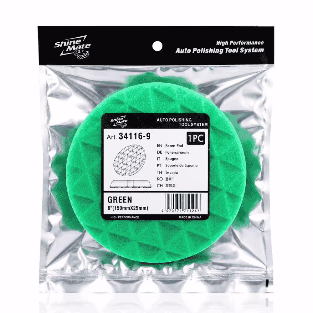 SHINE MATE GREEN PAD DIAMOND (FINISH) - 6''
